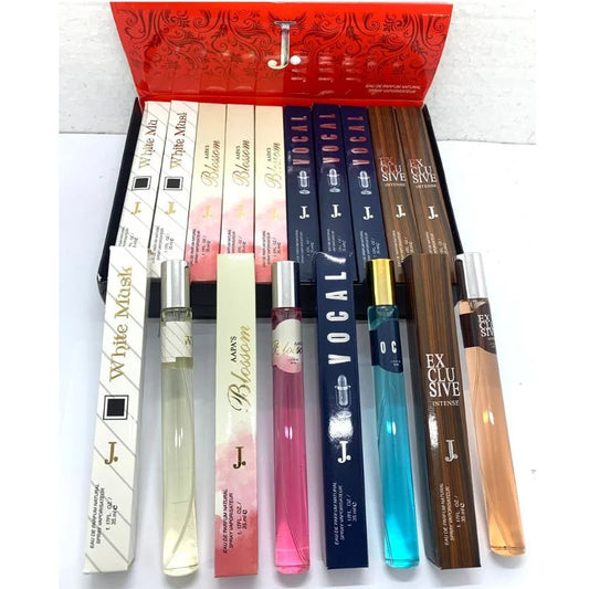 J. and  foggy pack of 5  pen perfumes