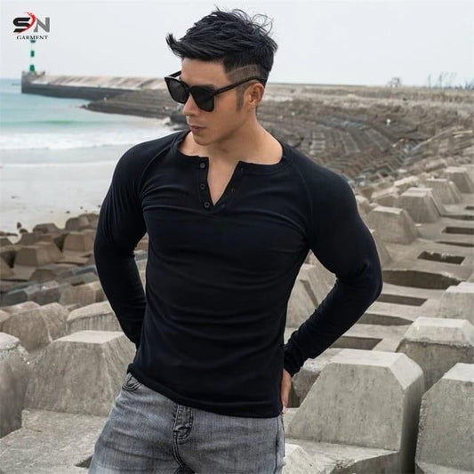 BUY 2 GET 1 FREE  Sherwani Collar Style T-Shirtt